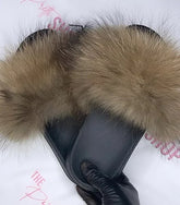 Faux Fur Slides - The Pretti Shop